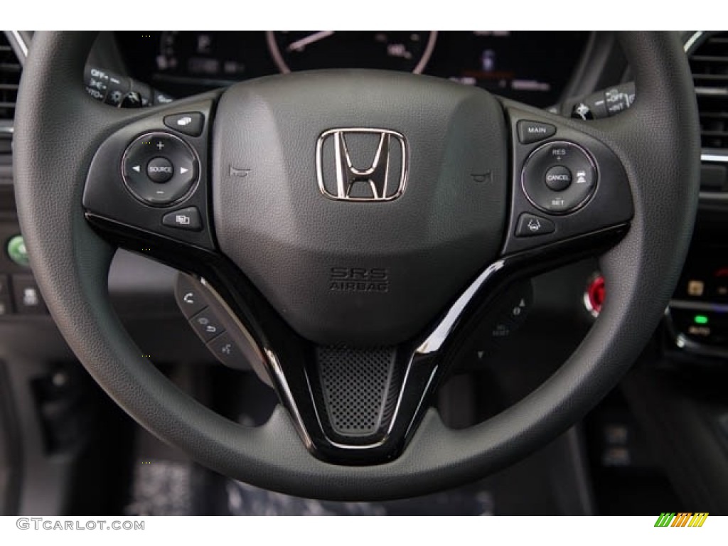 2022 Honda HR-V EX Black Steering Wheel Photo #143599418