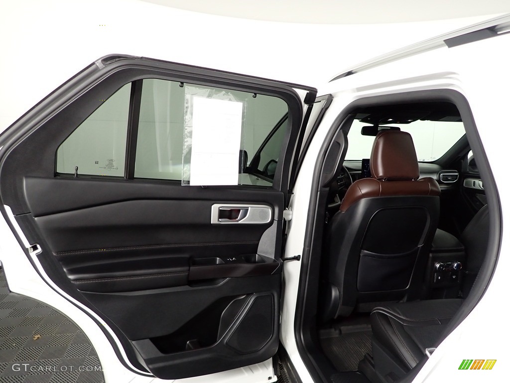 2020 Explorer Platinum 4WD - Star White Metallic Tri-Coat / Ebony photo #31