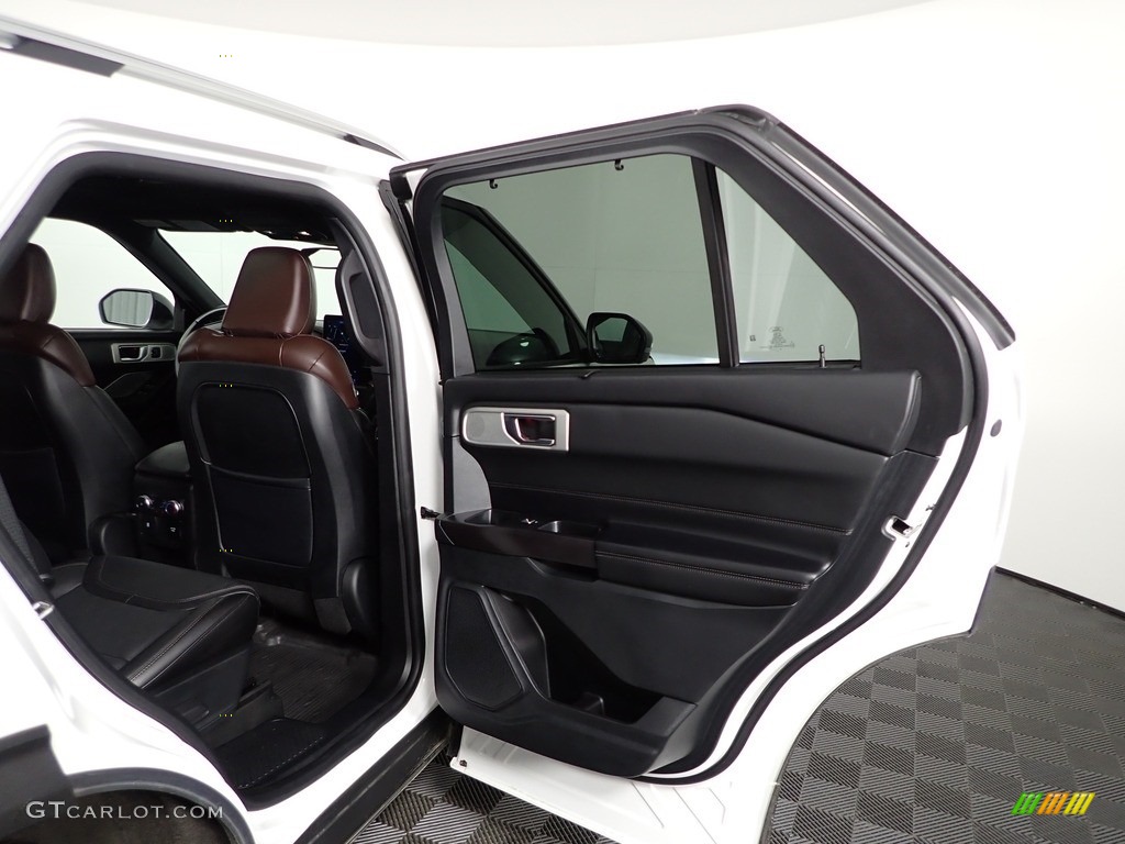 2020 Explorer Platinum 4WD - Star White Metallic Tri-Coat / Ebony photo #39
