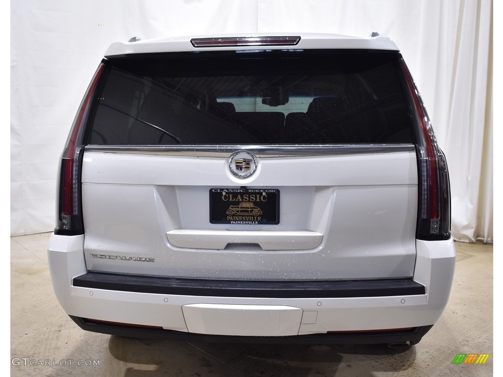 2015 Escalade Premium 4WD - White Diamond Tricoat / Kona Brown/Jet Black photo #3
