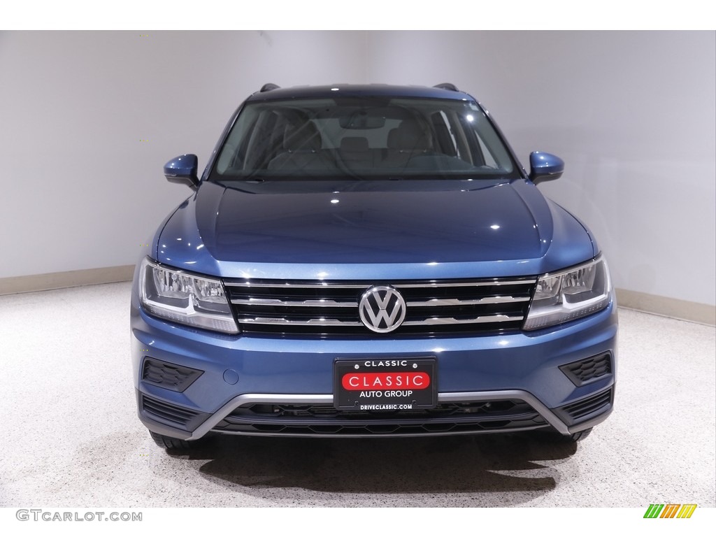2018 Tiguan S 4MOTION - Silk Blue Metallic / Storm Gray photo #2