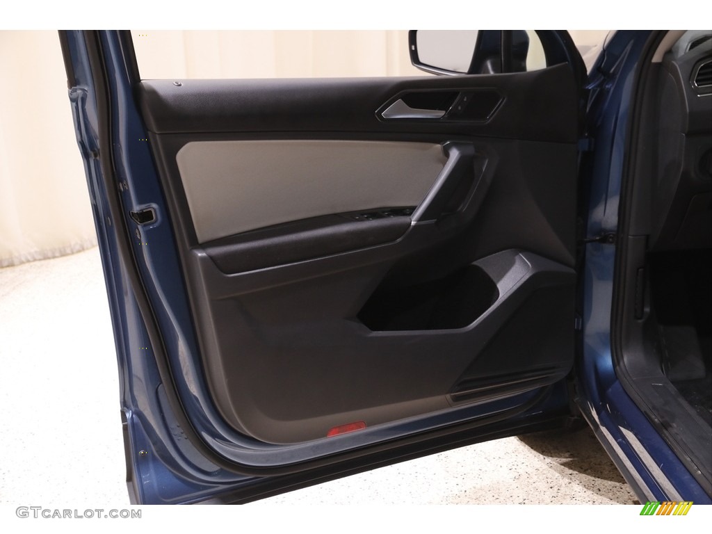 2018 Tiguan S 4MOTION - Silk Blue Metallic / Storm Gray photo #4