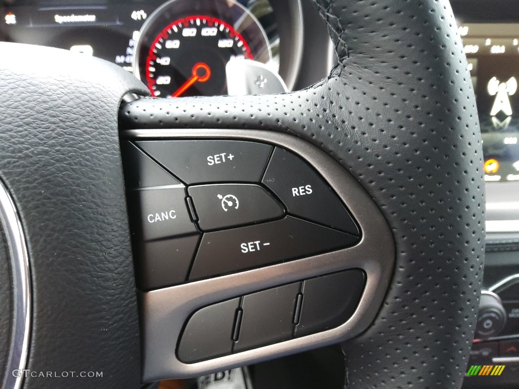 2021 Dodge Charger Scat Pack Black Steering Wheel Photo #143599947