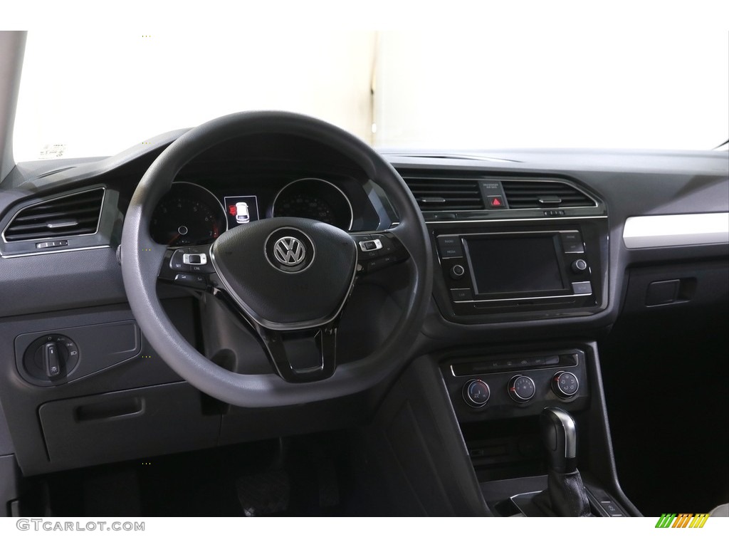 2018 Tiguan S 4MOTION - Silk Blue Metallic / Storm Gray photo #6