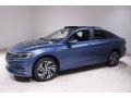 2021 Silk Blue Metallic Volkswagen Jetta SEL Premium  photo #3