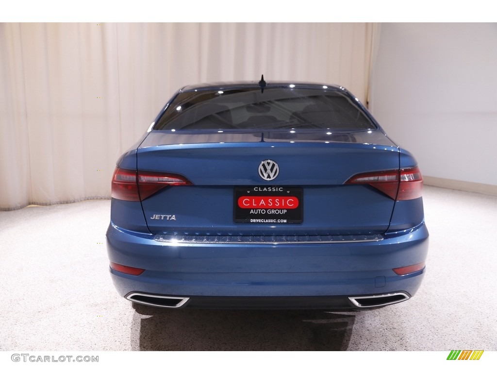 2021 Jetta SEL Premium - Silk Blue Metallic / Titan Black photo #18