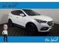 Pearl White 2018 Hyundai Santa Fe Sport 2.0T Ultimate AWD