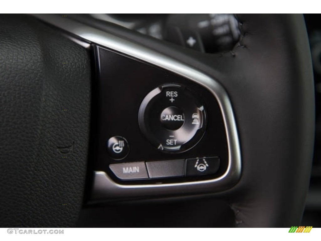 2022 Honda CR-V EX-L AWD Hybrid Black Steering Wheel Photo #143600498