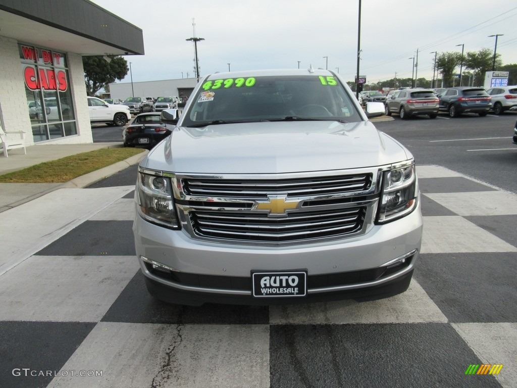 2015 Suburban LTZ 4WD - Silver Ice Metallic / Jet Black photo #2