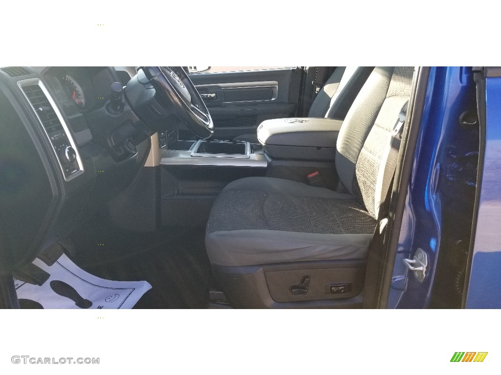 2014 1500 Big Horn Quad Cab 4x4 - Blue Streak Pearl Coat / Black/Diesel Gray photo #14