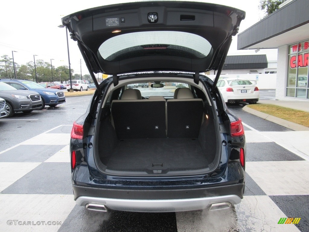 2021 QX50 Luxe AWD - Hermosa Blue / Wheat/Black photo #5