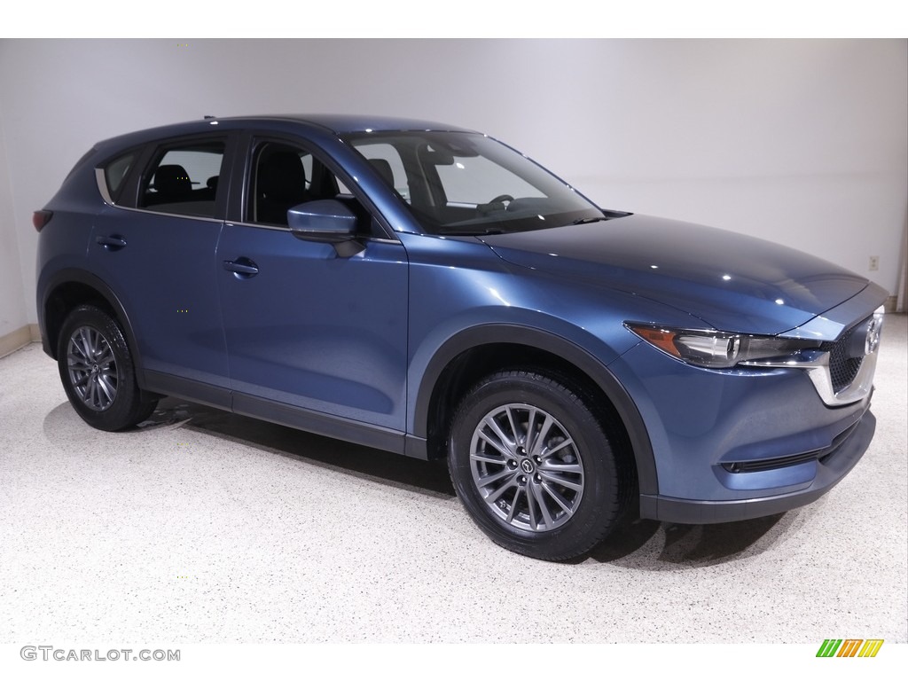 Eternal Blue Mica 2019 Mazda CX-5 Sport Exterior Photo #143605268