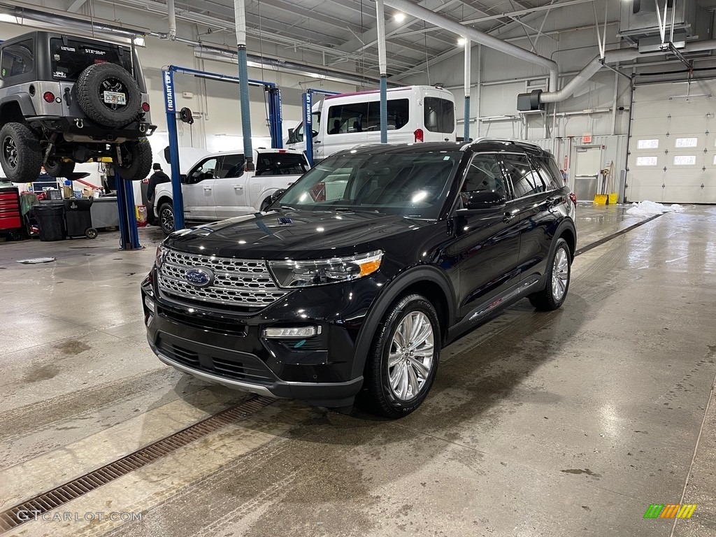 2021 Explorer Limited - Agate Black Metallic / Ebony photo #3