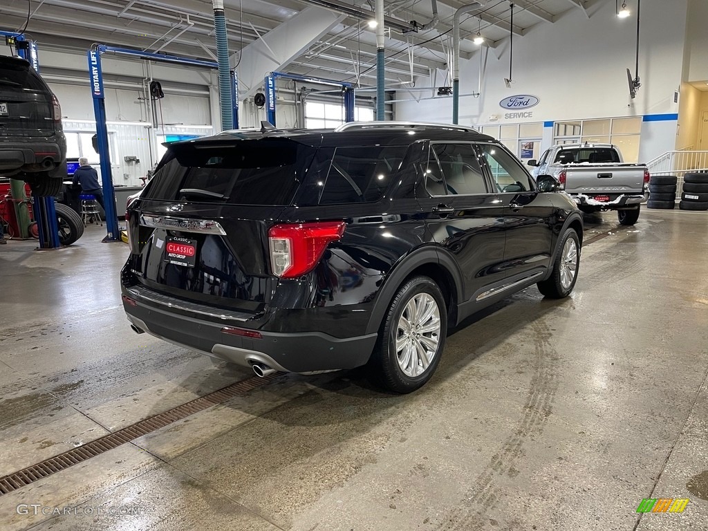 2021 Explorer Limited - Agate Black Metallic / Ebony photo #5