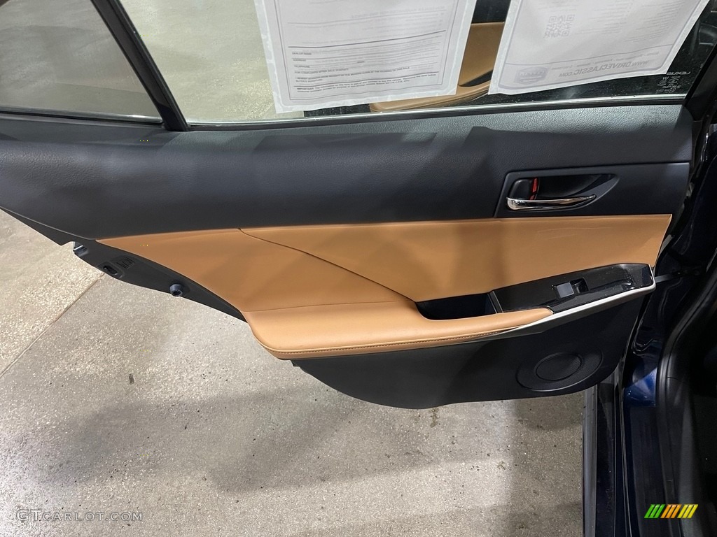 2015 Lexus IS 250 AWD Flaxen Door Panel Photo #143607152