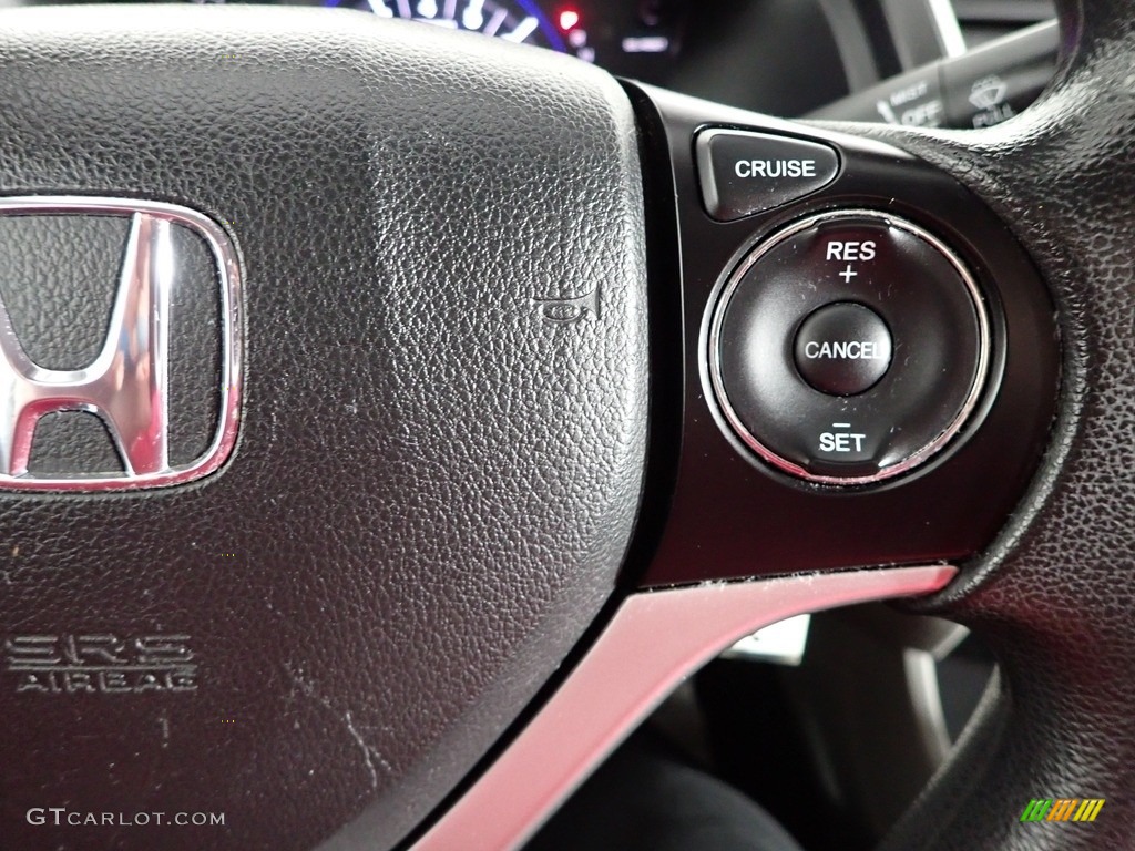 2015 Civic LX Sedan - Dyno Blue Pearl / Gray photo #19