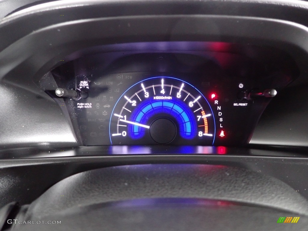 2015 Civic LX Sedan - Dyno Blue Pearl / Gray photo #20