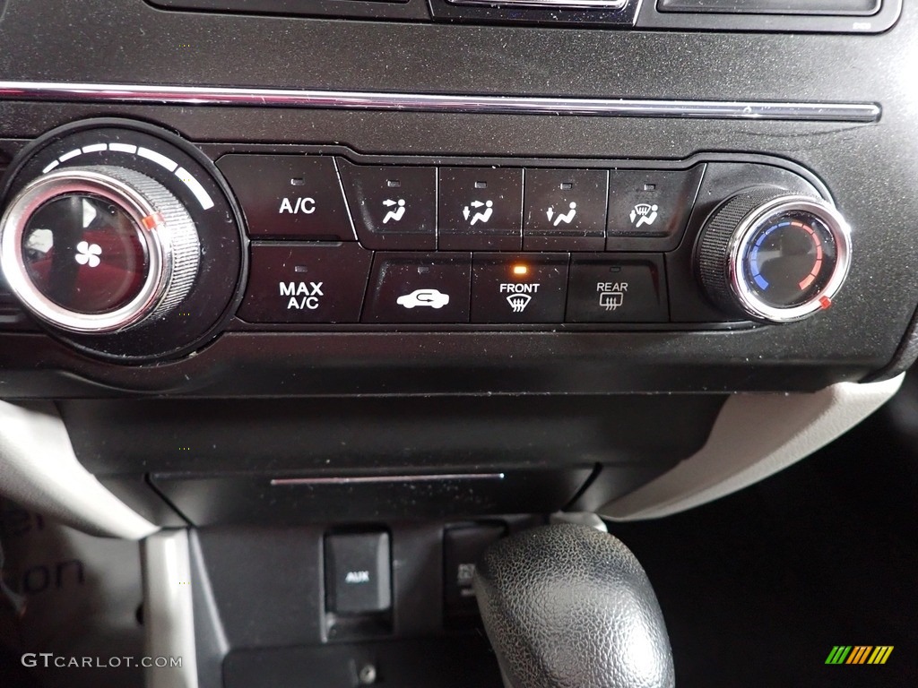 2015 Civic LX Sedan - Dyno Blue Pearl / Gray photo #23