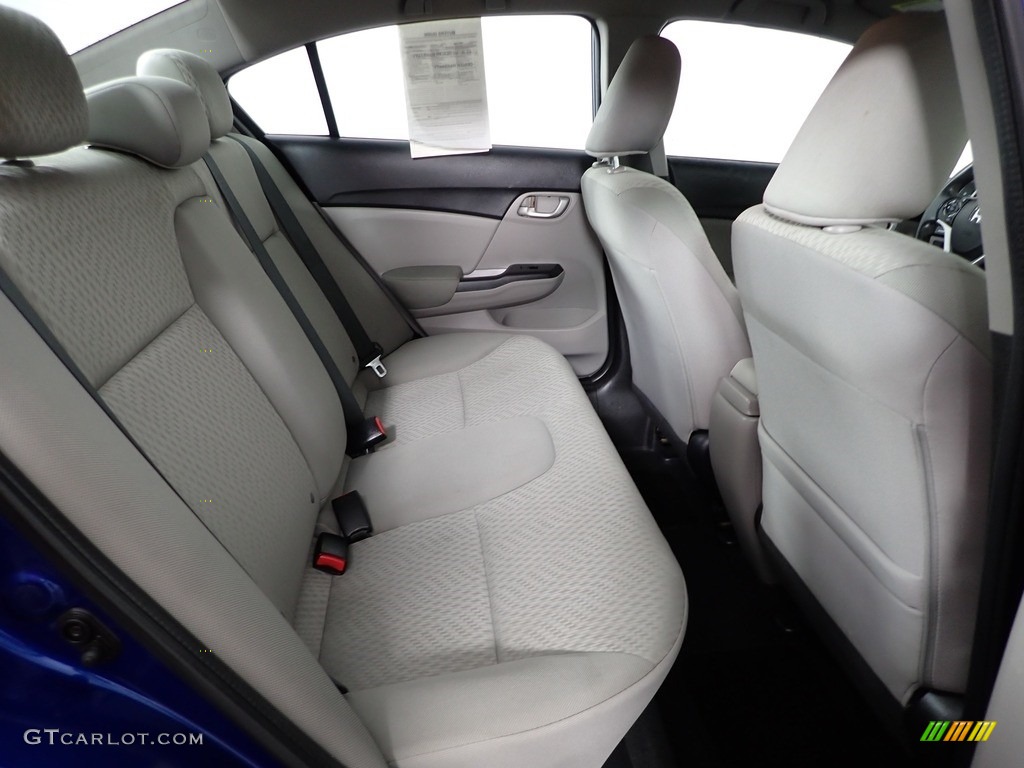 2015 Civic LX Sedan - Dyno Blue Pearl / Gray photo #33