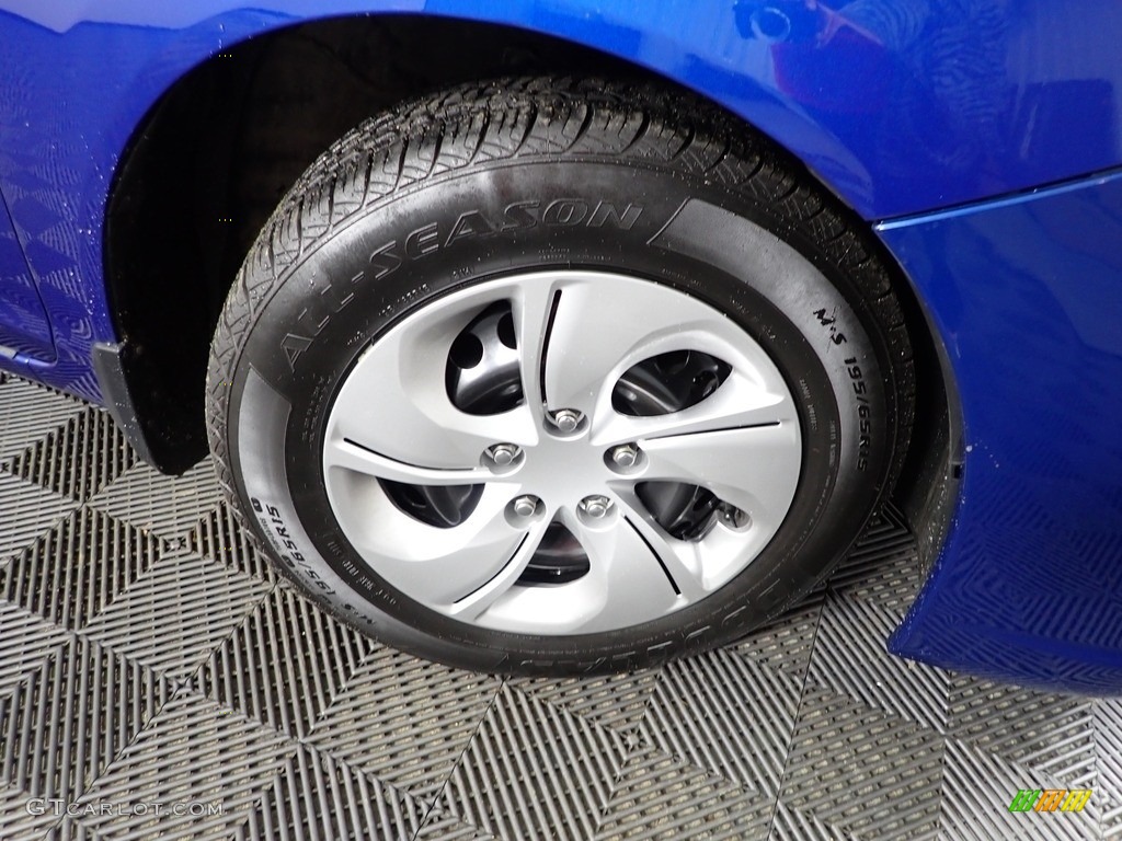 2015 Civic LX Sedan - Dyno Blue Pearl / Gray photo #34