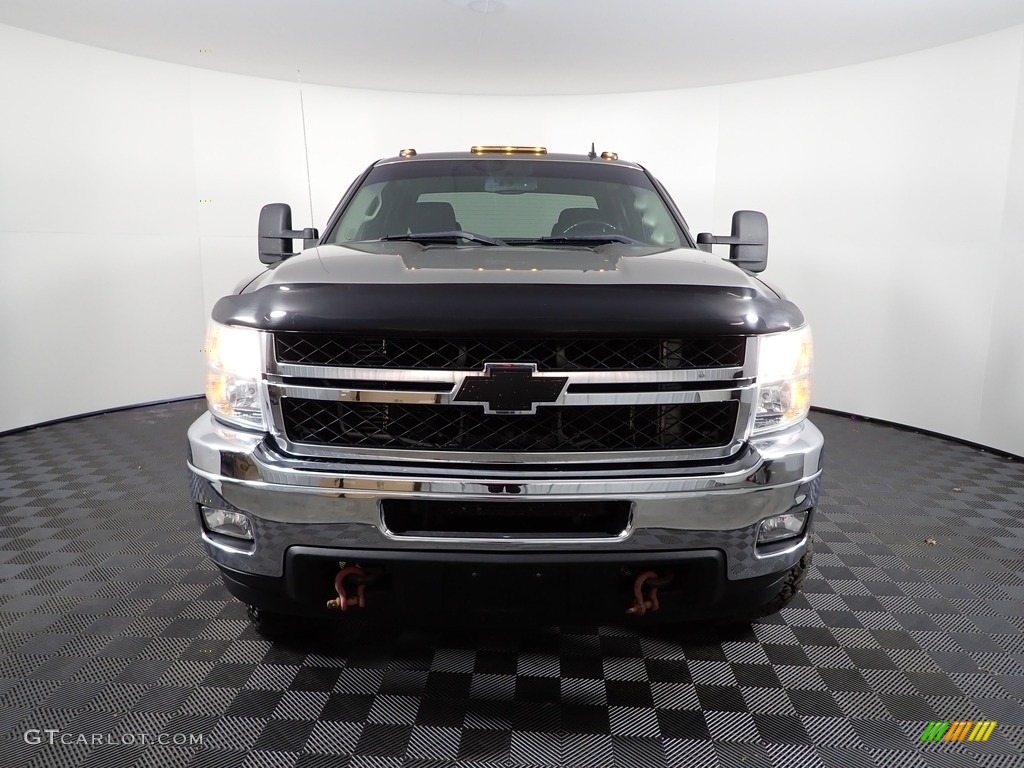 2013 Silverado 2500HD LT Extended Cab 4x4 - Graystone Metallic / Ebony photo #4