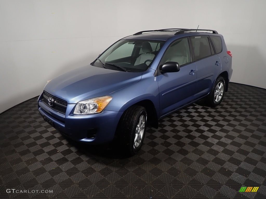 2011 RAV4 I4 4WD - Pacific Blue Metallic / Ash photo #9