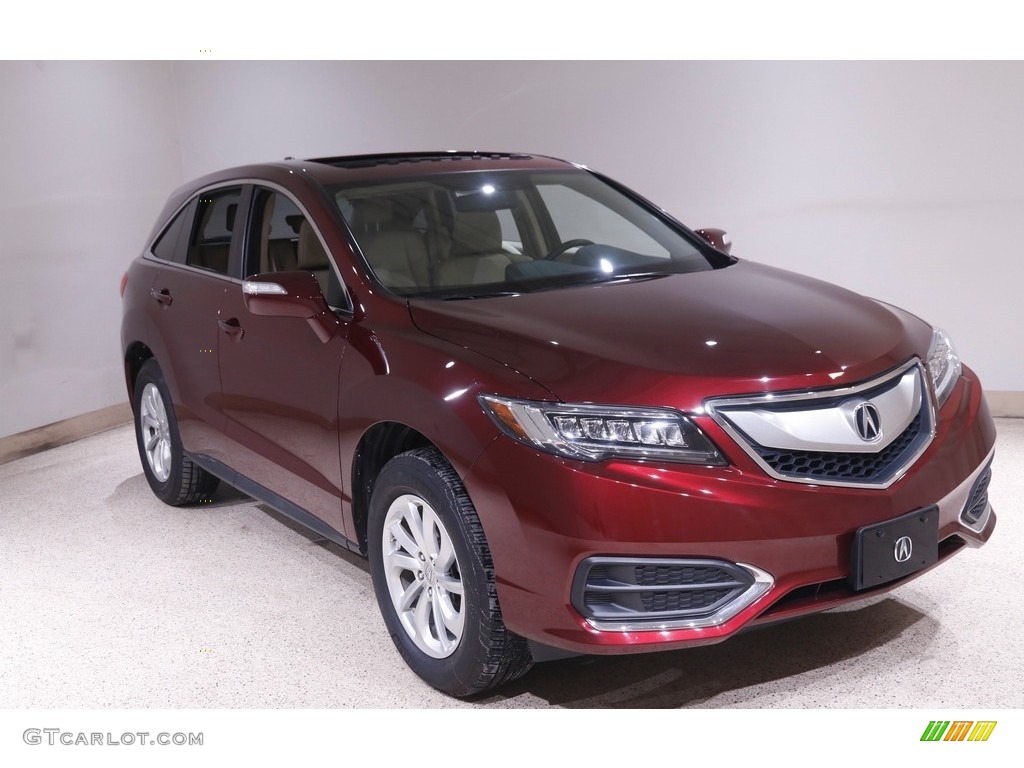 2017 RDX AWD - Basque Red Pearl II / Parchment photo #1