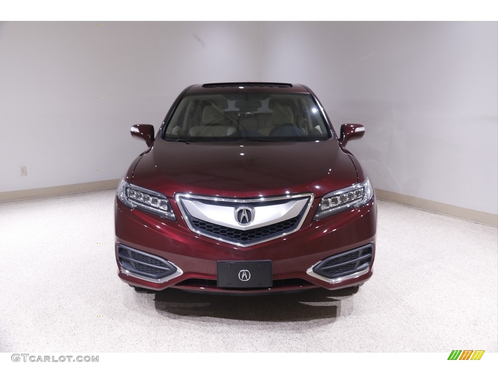 2017 RDX AWD - Basque Red Pearl II / Parchment photo #2