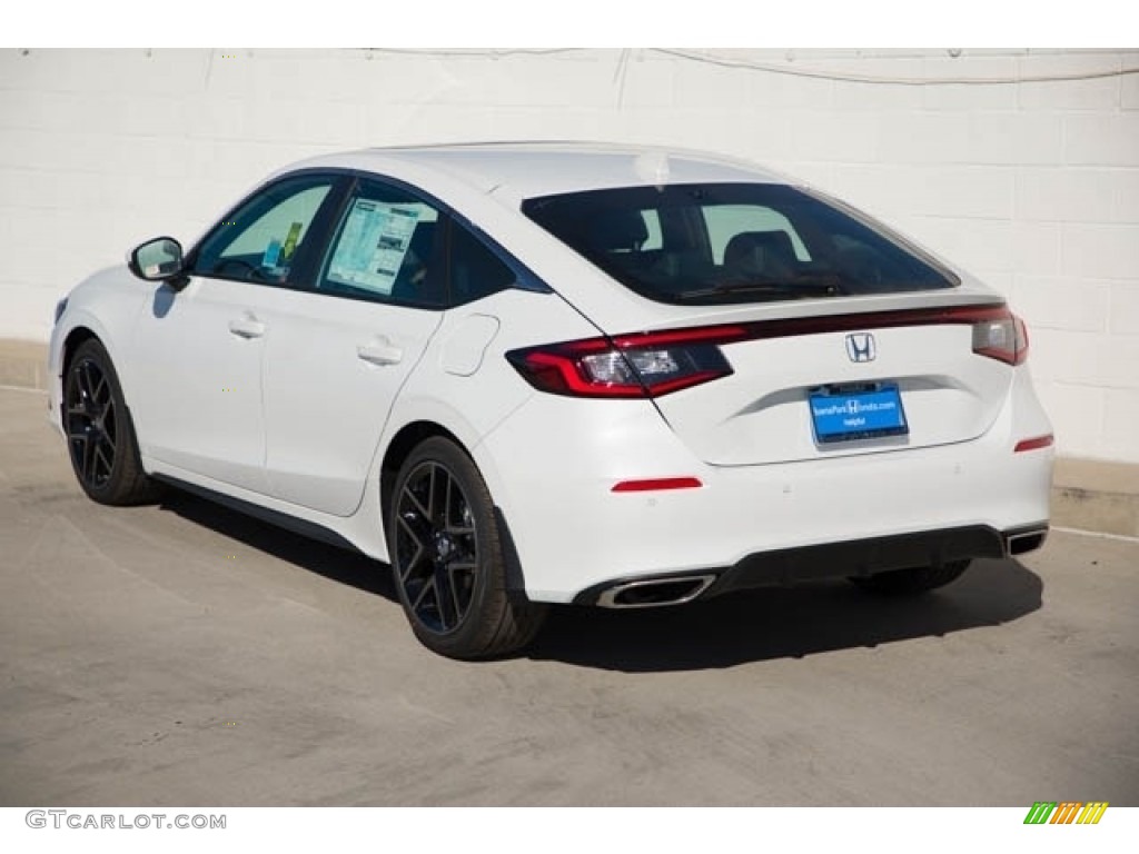 2022 Civic Sport Touring Hatchback - Platinum White Pearl / Black photo #2