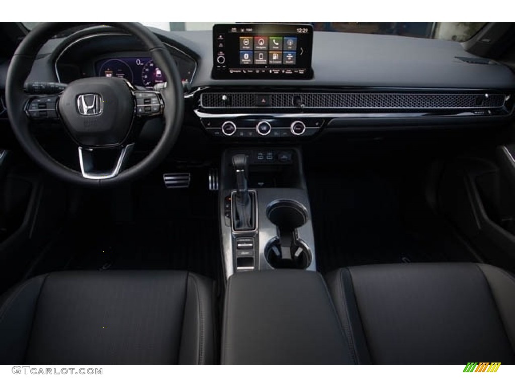 2022 Honda Civic Sport Touring Hatchback Black Dashboard Photo #143609984