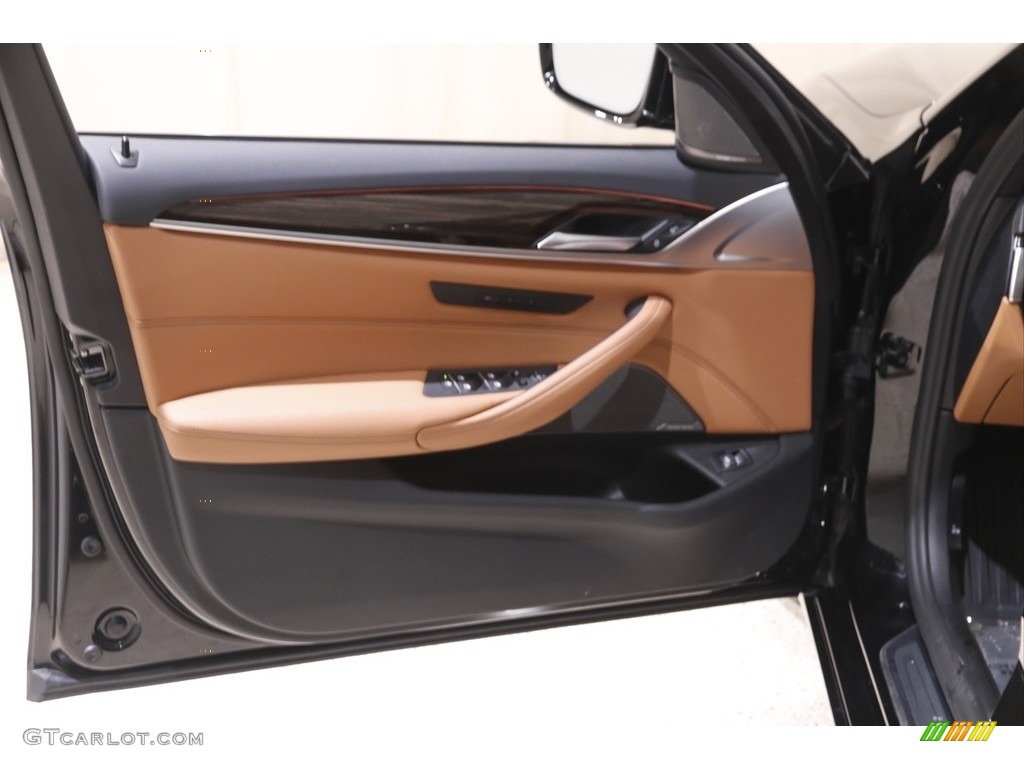 2021 5 Series 540i xDrive Sedan - Black Sapphire Metallic / Cognac photo #5