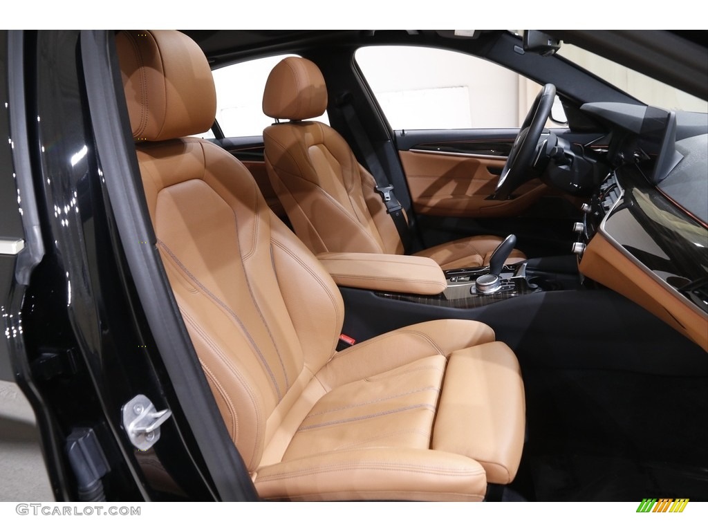 2021 5 Series 540i xDrive Sedan - Black Sapphire Metallic / Cognac photo #22