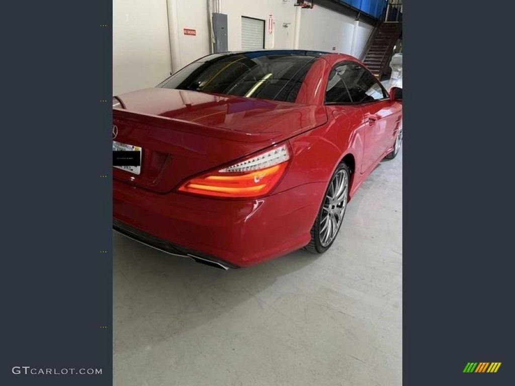 2016 SL 550 Roadster - designo Cardinal Red Metallic / Porcelain/Black photo #5