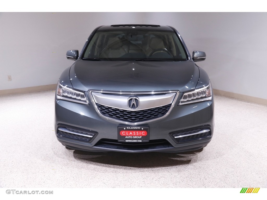2015 MDX SH-AWD Technology - Forest Mist Metallic / Ebony photo #2