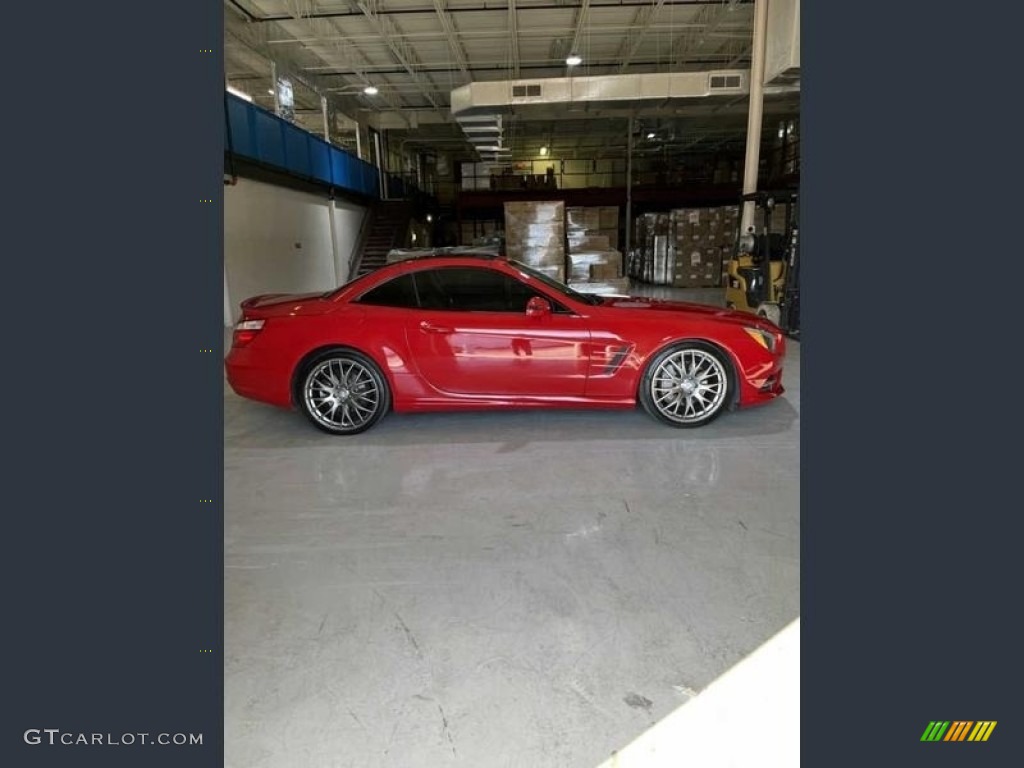 2016 SL 550 Roadster - designo Cardinal Red Metallic / Porcelain/Black photo #8