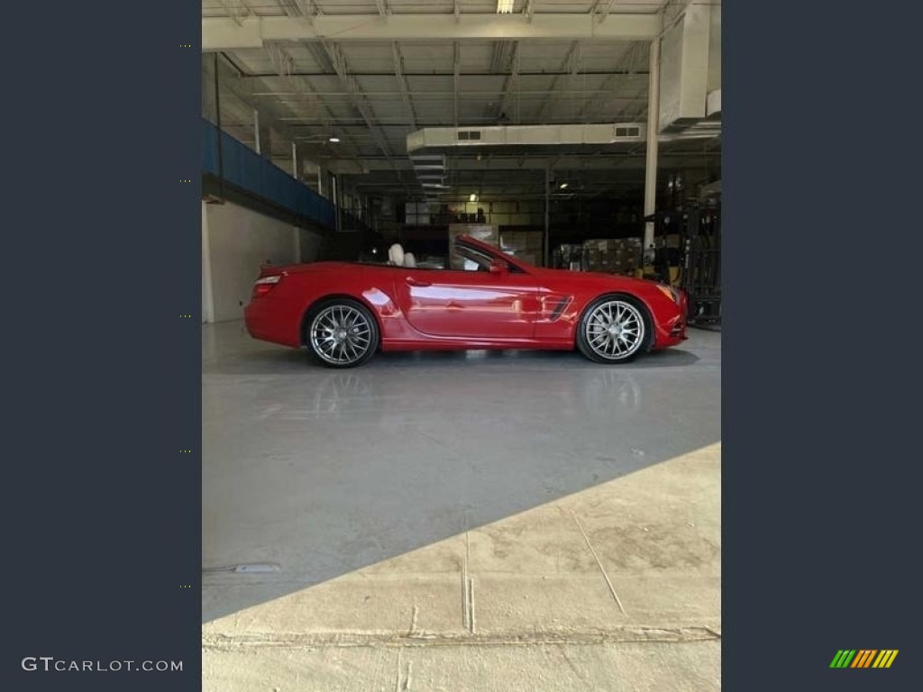 2016 SL 550 Roadster - designo Cardinal Red Metallic / Porcelain/Black photo #14