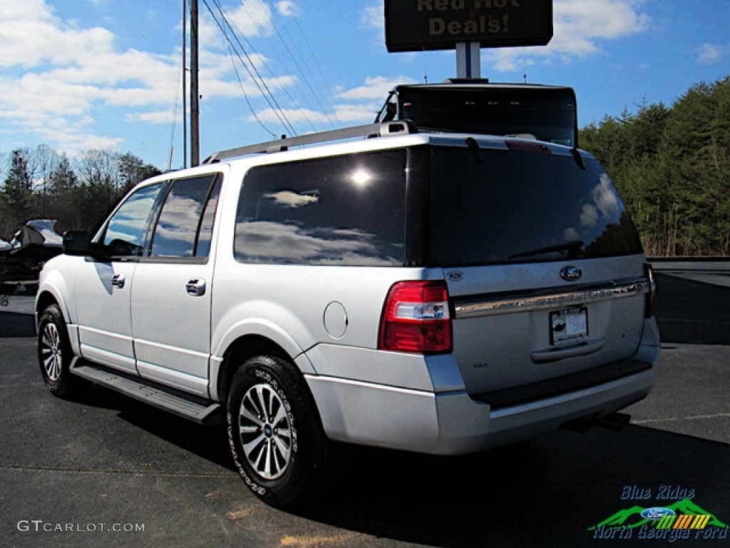 2015 Expedition EL XLT - Ingot Silver Metallic / Ebony photo #3