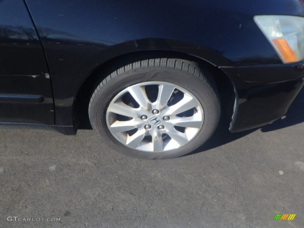 2007 Accord EX-L V6 Sedan - Nighthawk Black Pearl / Black photo #7