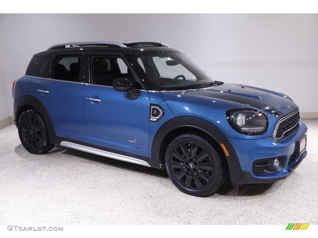 2019 Countryman Cooper S All4 - Island Blue / Carbon Black photo #1