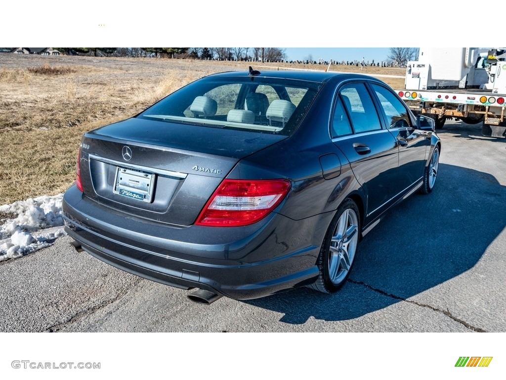 2011 C 300 Luxury 4Matic - Steel Grey Metallic / Almond/Mocha photo #4