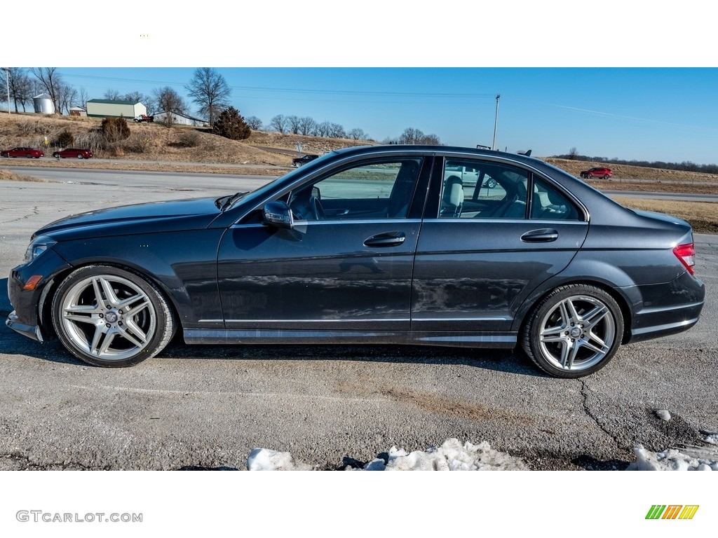 2011 C 300 Luxury 4Matic - Steel Grey Metallic / Almond/Mocha photo #7
