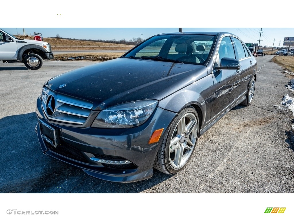 2011 C 300 Luxury 4Matic - Steel Grey Metallic / Almond/Mocha photo #8