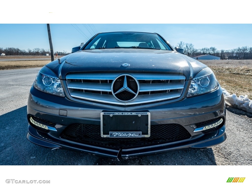 2011 C 300 Luxury 4Matic - Steel Grey Metallic / Almond/Mocha photo #9