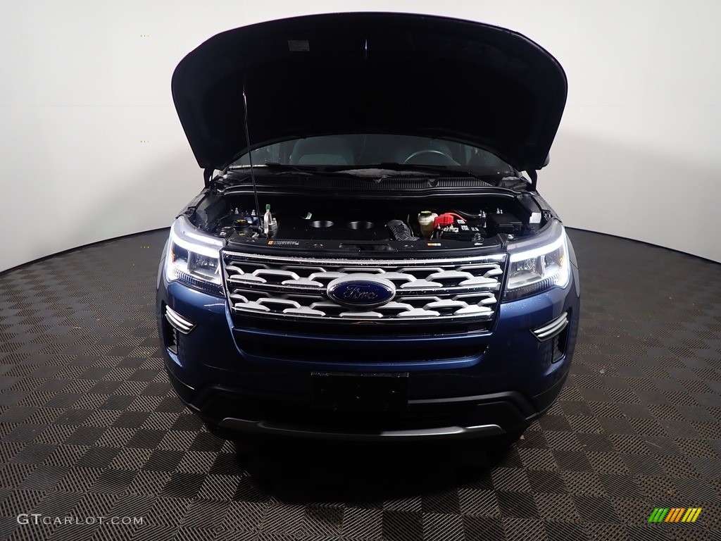 2018 Explorer XLT - Blue Metallic / Ebony Black photo #6