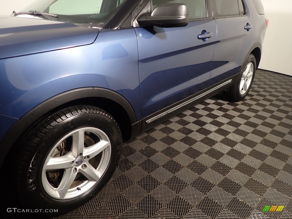 2018 Explorer XLT - Blue Metallic / Ebony Black photo #10