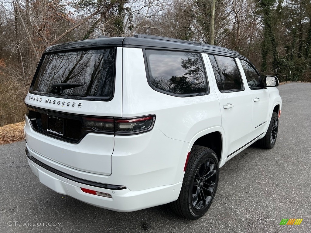 Bright white 2022 Jeep Grand Wagoneer Obsidian 4x4 Exterior Photo #143615147