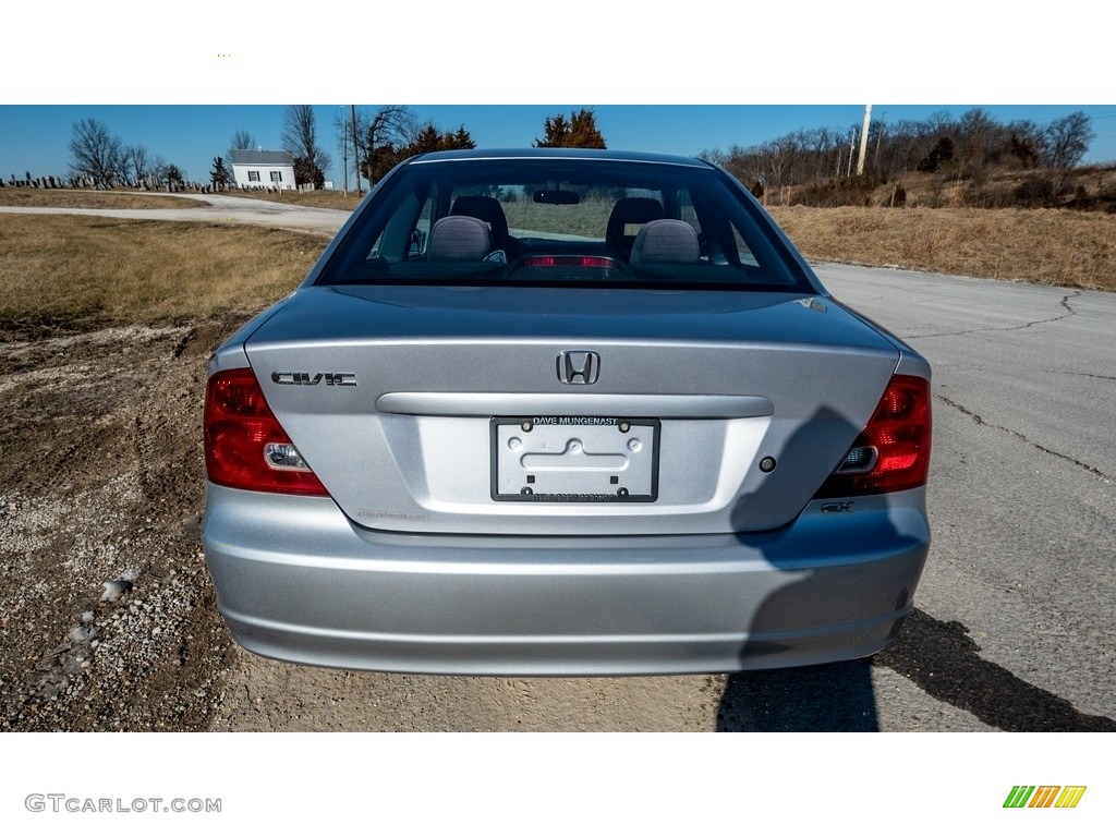 2003 Civic EX Coupe - Satin Silver Metallic / Black photo #5