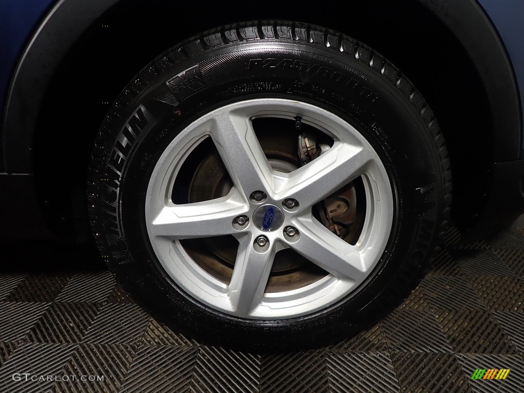 2018 Explorer XLT - Blue Metallic / Ebony Black photo #42