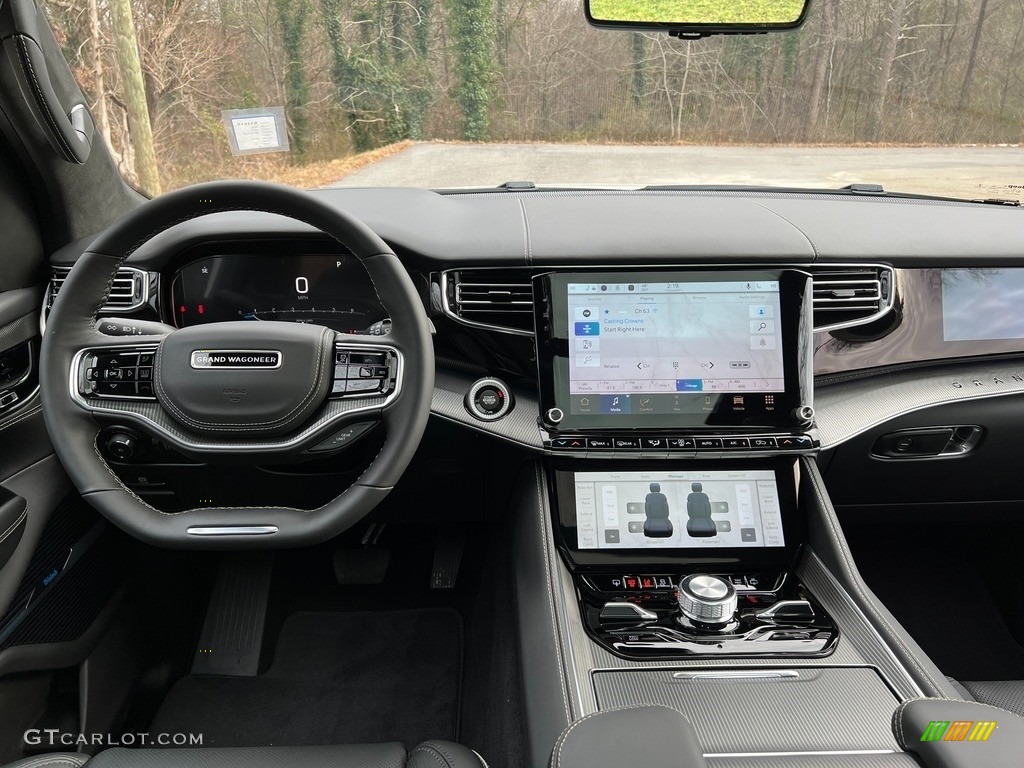 2022 Grand Wagoneer Obsidian 4x4 - Bright white / Global Black photo #32