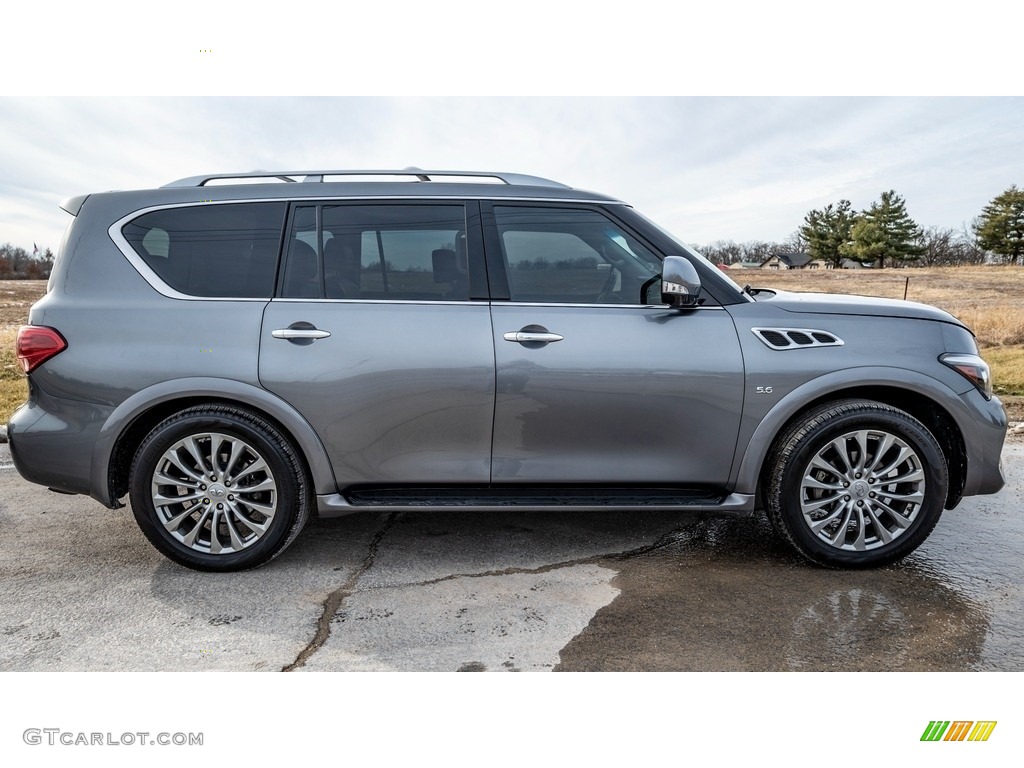 Graphite Shadow 2015 Infiniti QX80 AWD Exterior Photo #143615774